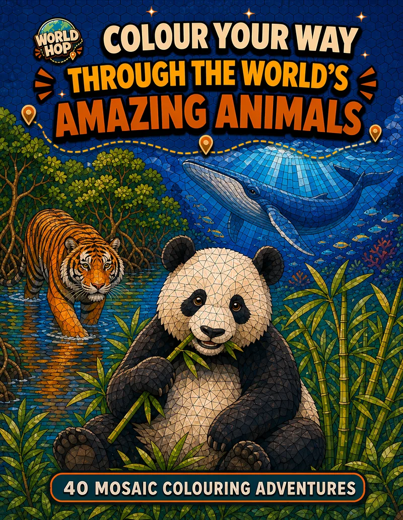 Colour Your Way Through the World's Amazing Animals