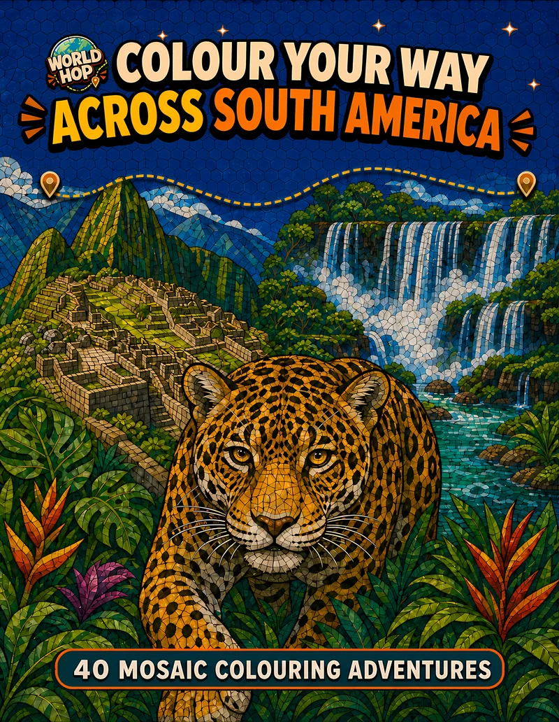 Colour Your Way Across South America cover