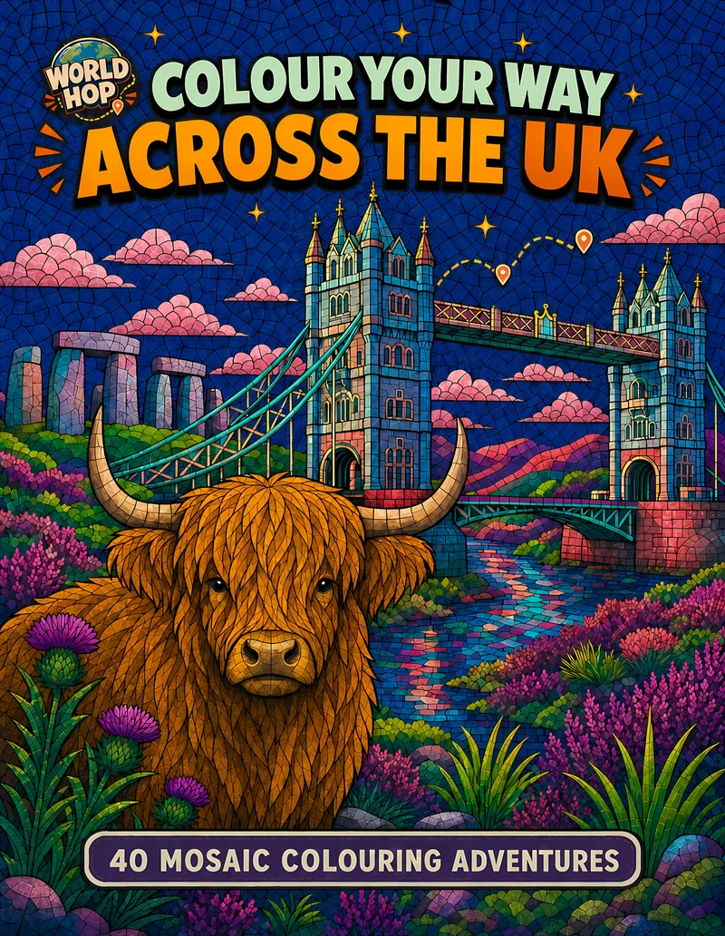 Colour Your Way Across the United Kingdom cover
